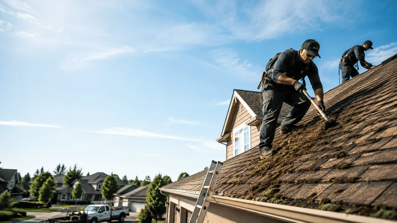 Roof Moss Removal in Clovis, CA near me